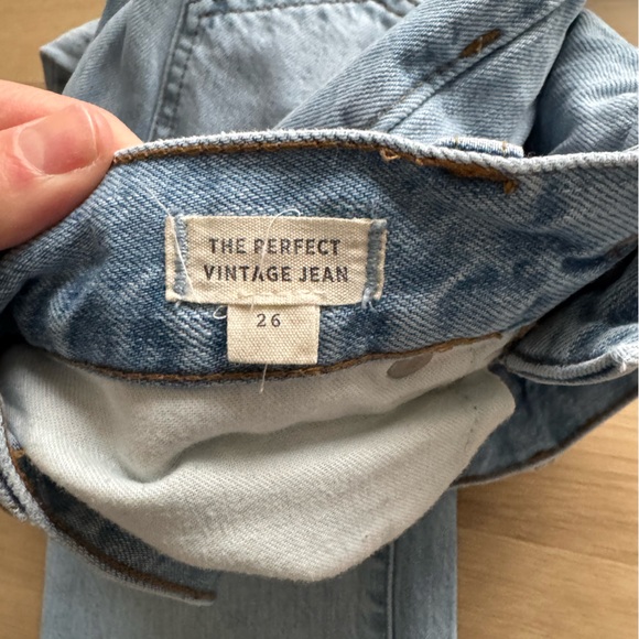 Madewell Light Blue Perfect Vintage Jeans (Size 26) - Picture 5 of 8